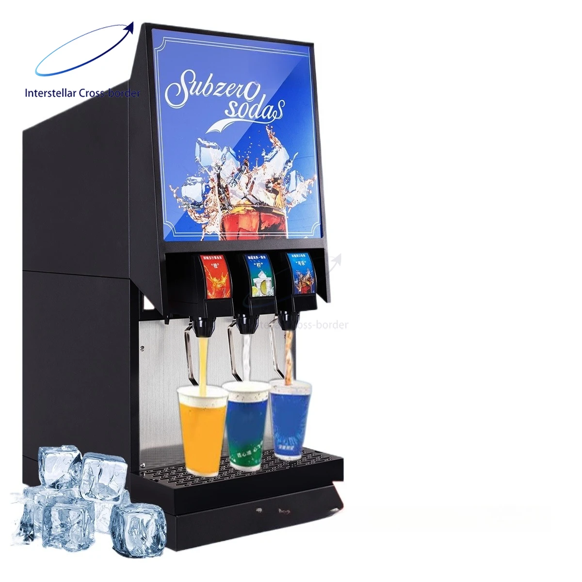 

Полностью автоматический коммерческий диспенсер для газированных напитков с 3/4/5 клапанами, компактный, для самообслуживания, кейтеринга и гамбургерных