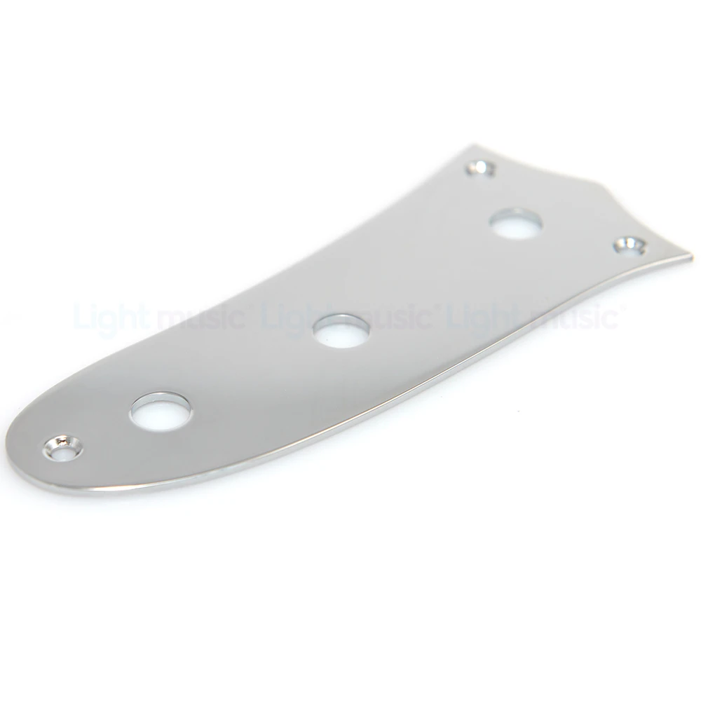 Mustang Marauder Guitar bass Control Plate Chrome Nickel Color