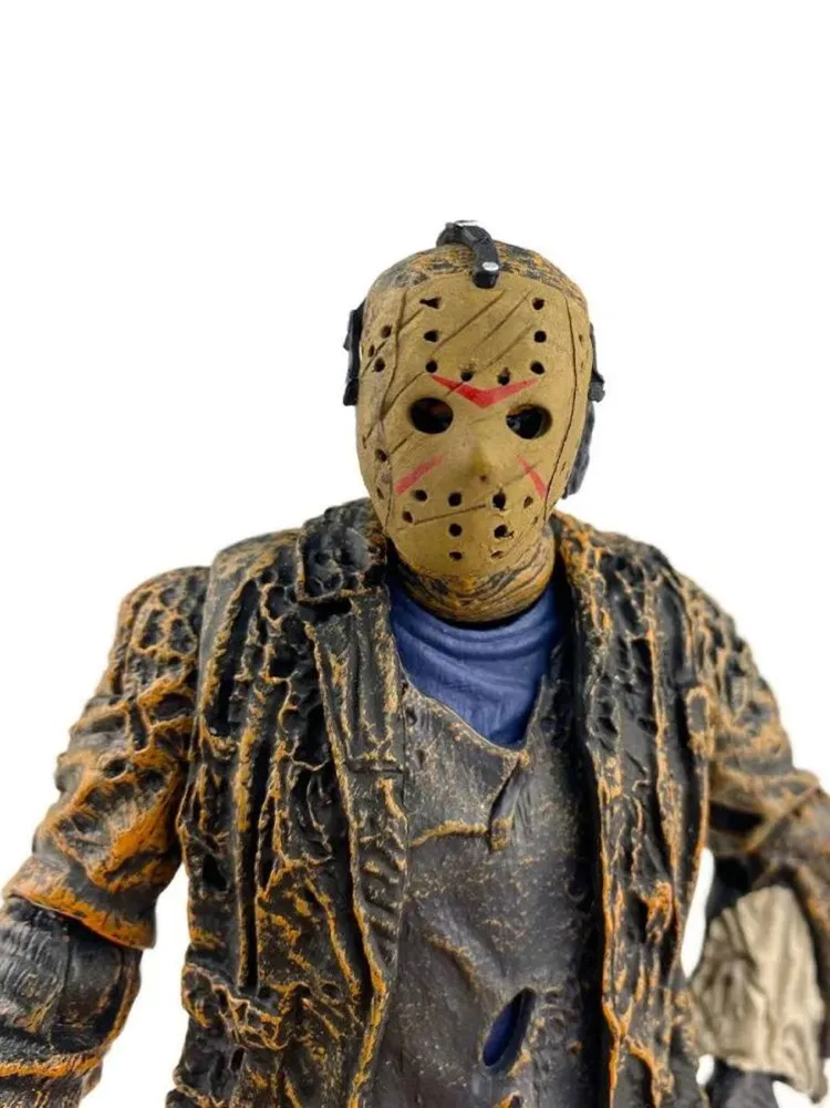 لعبة مجسمة قابلة للجمع من مادة PVC من NECA Freddy Vs Jason Jason Voorhees #5