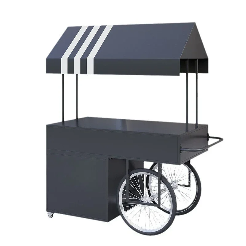 Internet celebrity night market snacks street stall car supermarket market truck, mobile promotion display