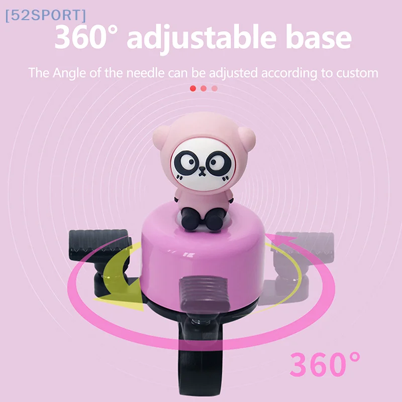 Cartoon Children's Bicycle Bell High Sound Creative Bike Balance Mountain Car Handlebar Horn Loud Stroller Decoration Accessory