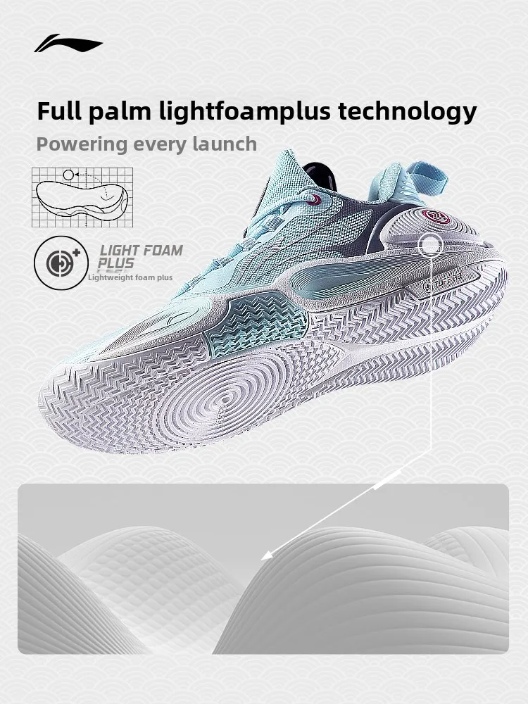 Li-Ning Flash 9 Men Low Basketball Shoes Breathable Lightweight Wear Resistant Shock Absorb Rebound Sneakers