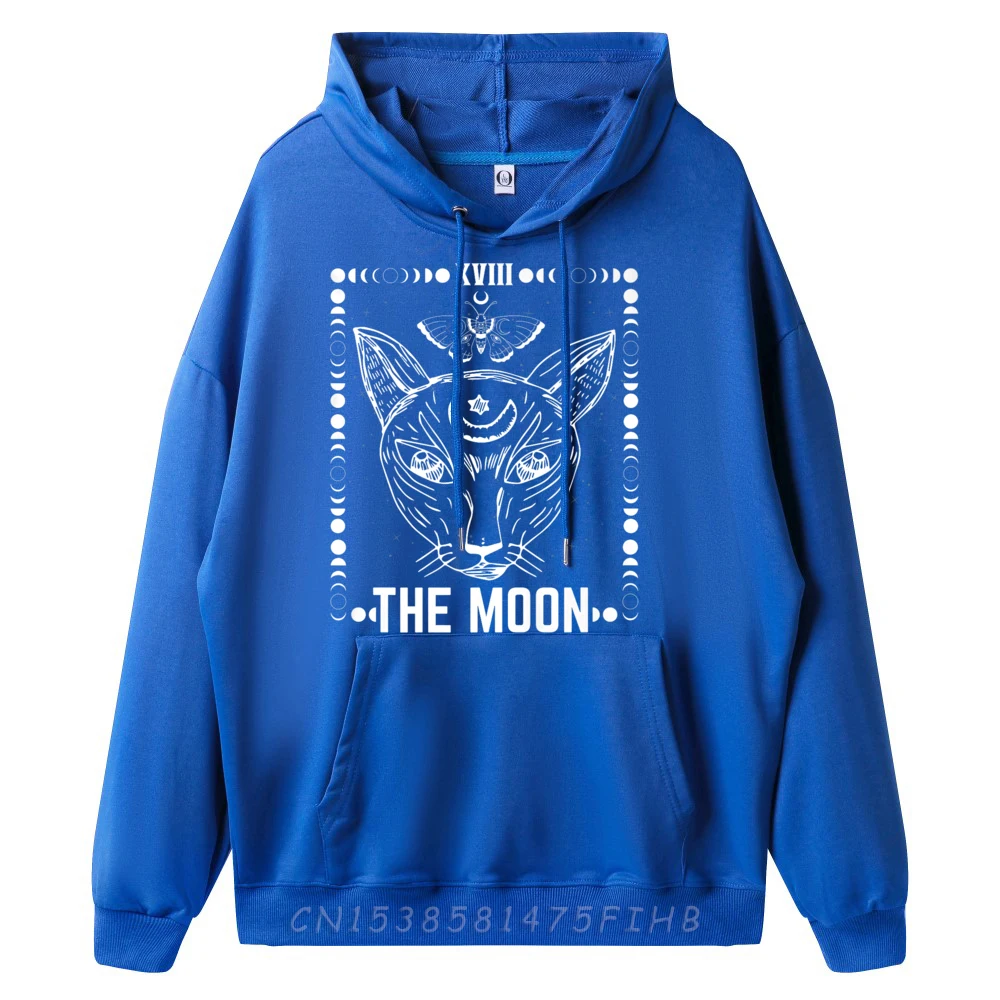 Celestial Luna Moth The Moon Hoodies Classic Long Sleeve Normal Round Neck Mens Hoodies Family Coat Mother Day