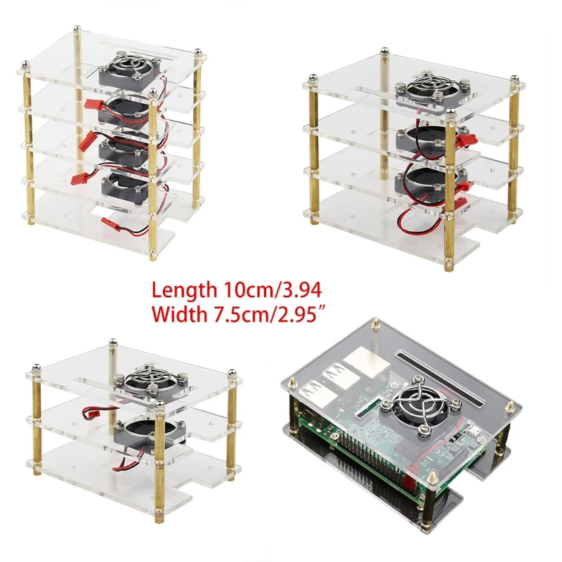 Micro Connectors Cluster for Case Multilayer for Shell Kit+Fan+Mesh