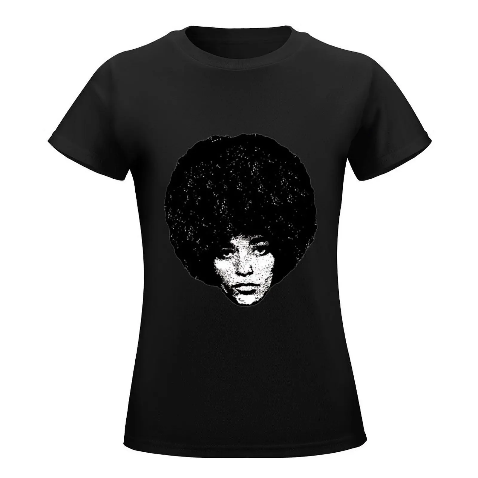 Angela Davis T-Shirt oversized vintage sublime sweat workout shirts for Women