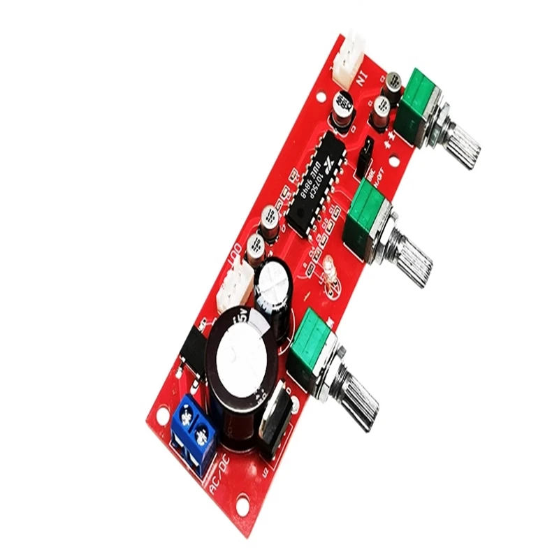 BBE tone board front stage XR1075 chip single power supply high and low frequency adjustable potentiometer fixed and separate ve