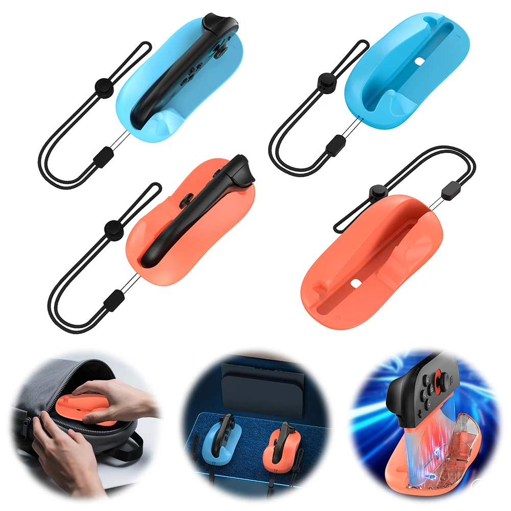 2Pcs Left+Right Controller Bracket Stand Holder with Lanyard Handle Stand Holder Game Handle Case for NS2 Gmaing Accessories