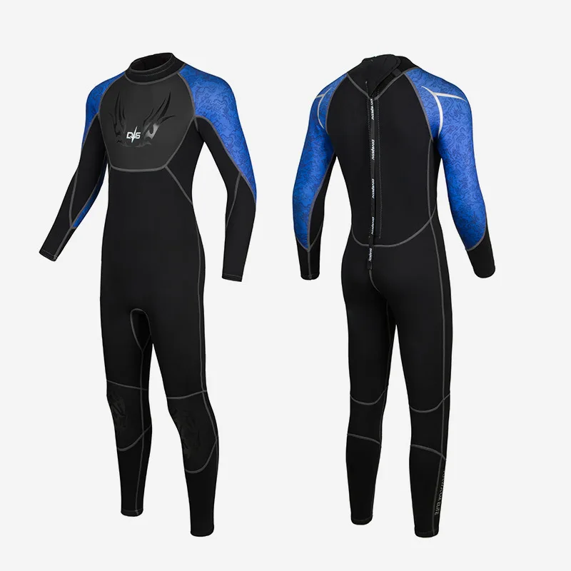 

3MM Men Full Body Neoprene Keep Warm Spearfishing Surfing Swim WetSuit Scuba Long Sleeve Snorkeling Kayaking Drift Diving Suit