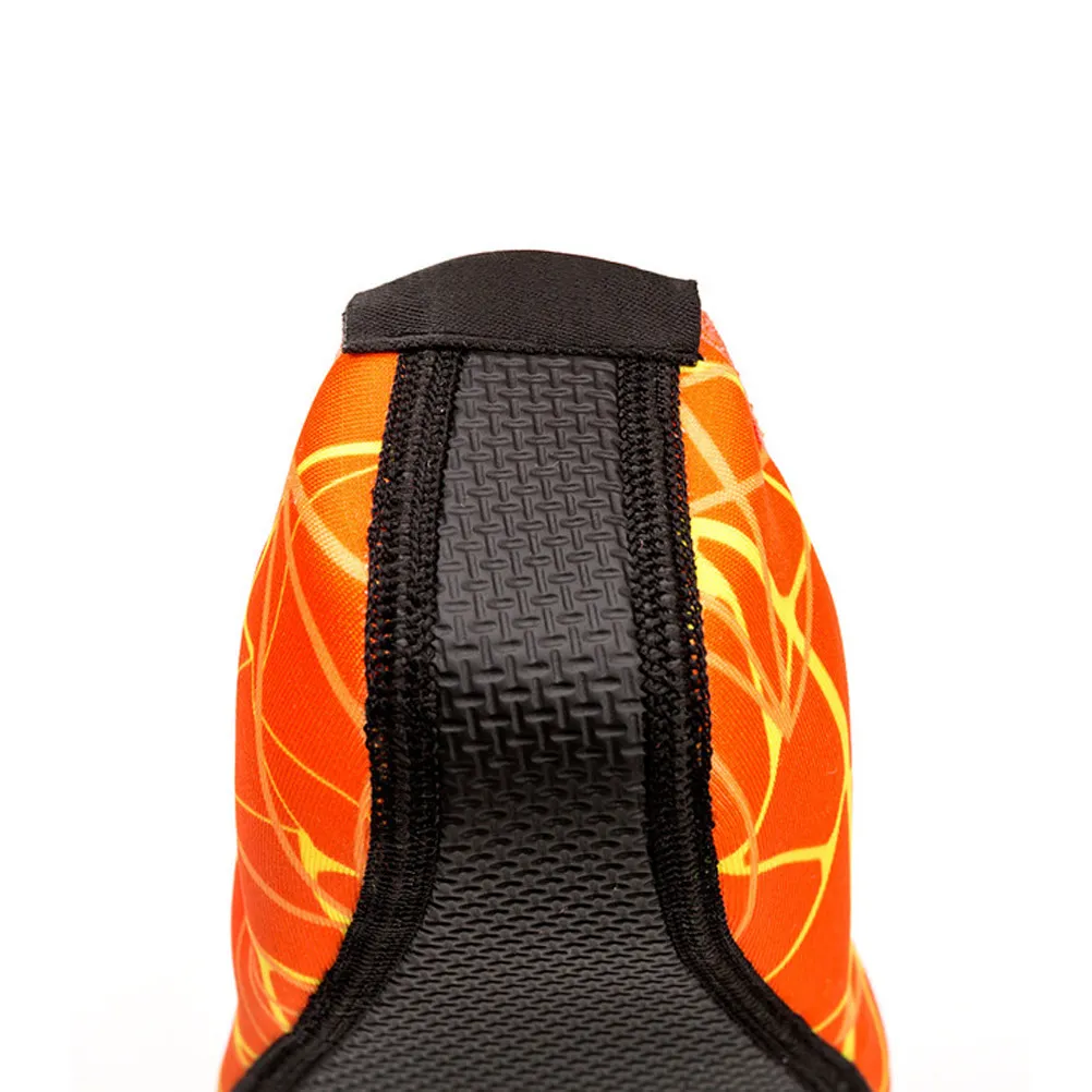 

1 пара усиленных носков для дайвинга с утолщенной подошвой, нескользящие носки для снорклинга и плавания для водных видов спорта, размер S 34-35, оранжевые