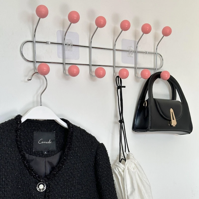 Clothing Organizers Living Room Wall Clothes Hanger Rack Storage Hangers Hook Bedroom Wall Clothes Hanger Without Punching