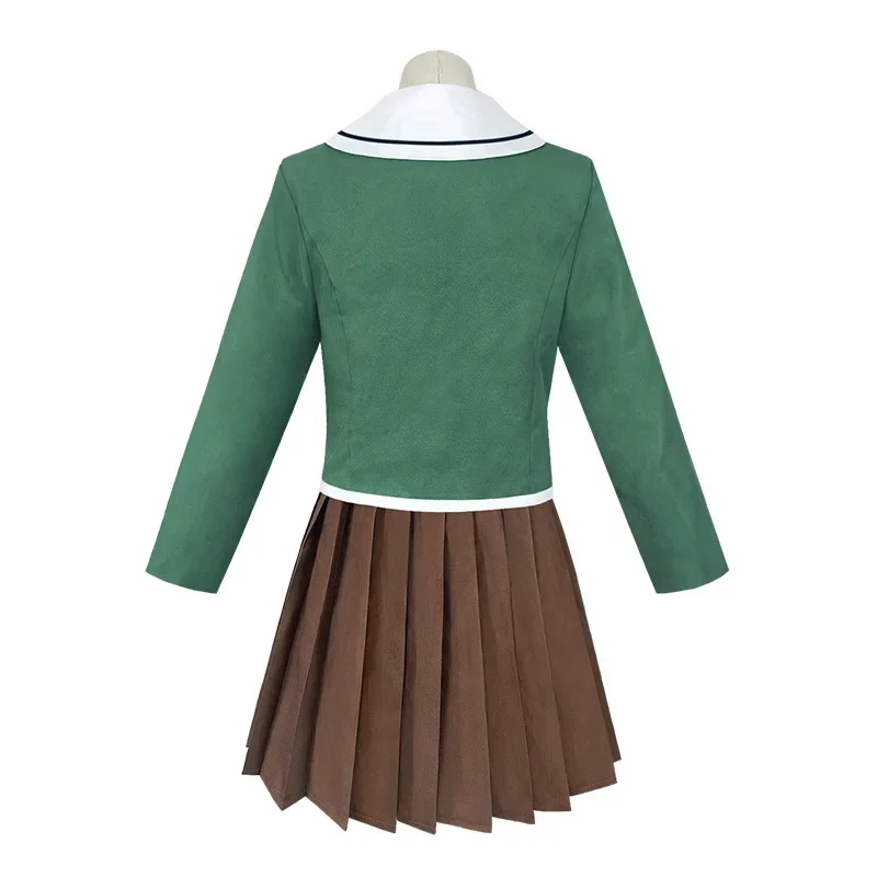CosplayAnime Kuma Chihiro Fujisaki, disfraz de Cosplay Danganronpa Fujisaki, peluca de Cosplay, uniformes JK para mujer, traje de Carnaval de Halloween