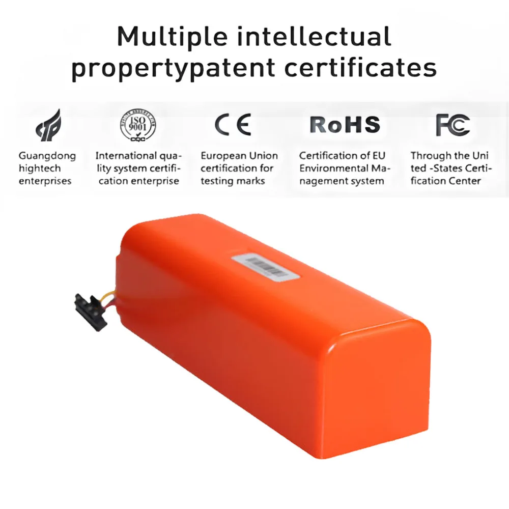 بطارية مكنسة كهربائية قابلة للشحن ، 14.4 فولت ، 5200 مللي أمبير ، BRR-2P4S-5200D ، مناسبة ل شاومي 1ST Robolock SDJQR01RR ، كنس