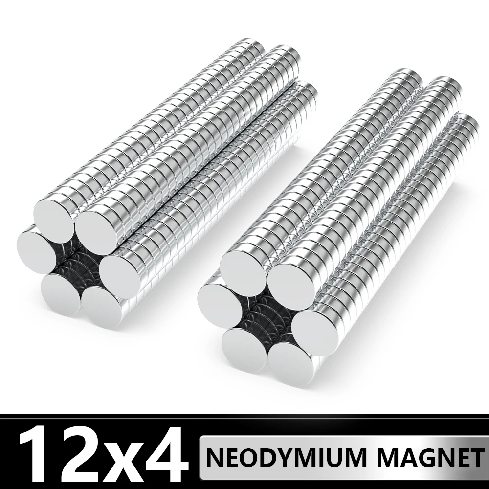 5~300 Pcs Small Round Magnet 12x4 Permanent NdFeB Super Strong Powerful Magnetic imans N35 12mm x 4mm Neodymium Magnets|