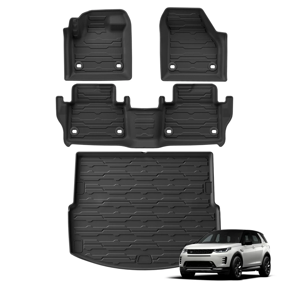 Für Land Rover Discovery Sport 2018-2026 TPE 3D-Fußmatten Kofferraum-Rückenlehnenpolster Wasserdichter Schutzfußmatten Linkslenker – Detail 8