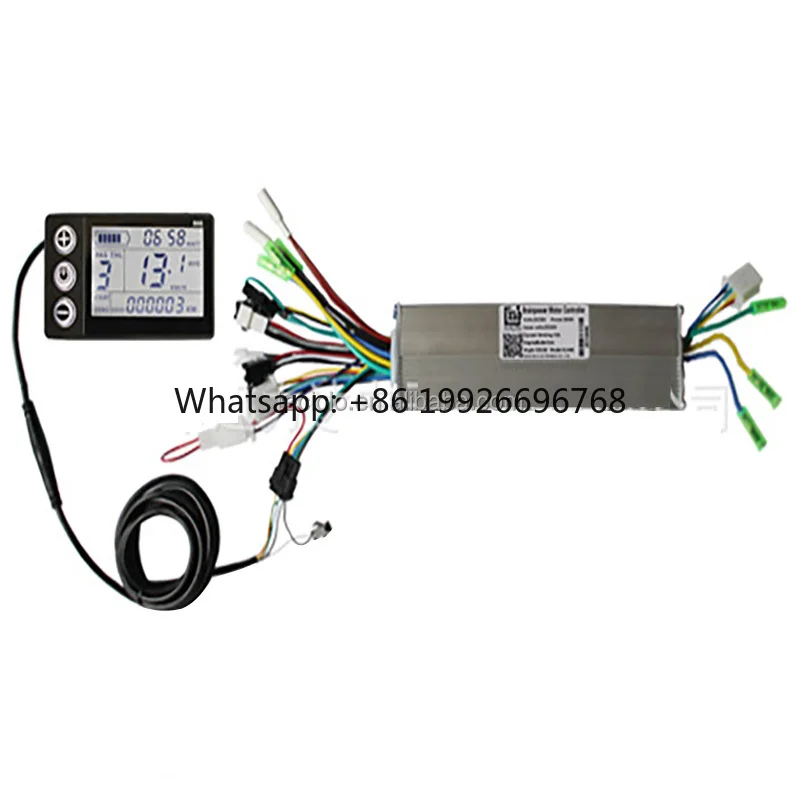 

Контроллер для бесщеточных двигателей с двойным приводом и ЖК-дисплеем скорости, 24В/36В/48В, 250Вт/350Вт, 13А, комплект для двигателей BLDC