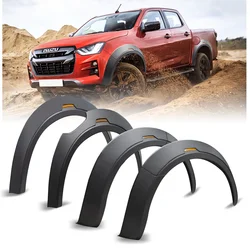 Car Accessories 5'' Fender Flares Wheel Arch Fit For ISUZU D-MAX 2020 2021 2022 2023 Doubel Cabin Exterior Auto Parts