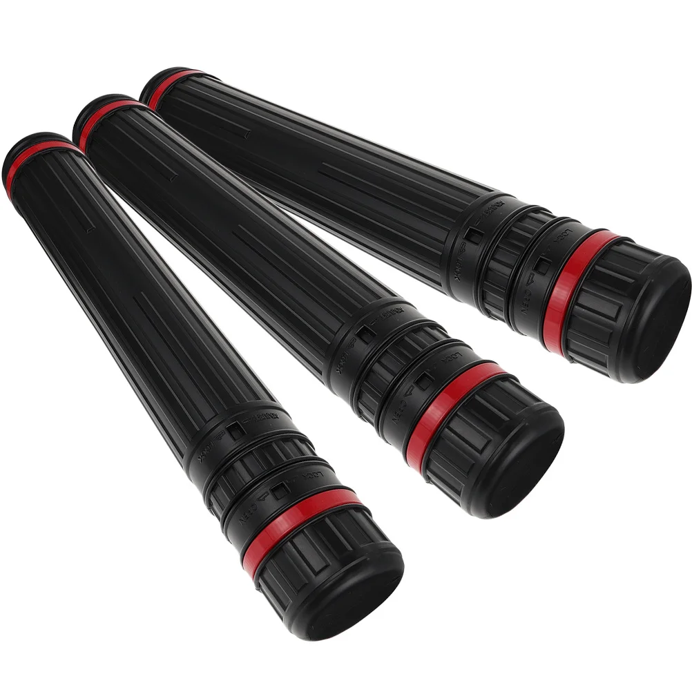 3 قطعة أنبوب ملصق قابل للتمديد حقيبة حمل فنية تلسكوبية محمولة لتخزين اللوحة مع حزام أنبوب الرسم الفنانين #4