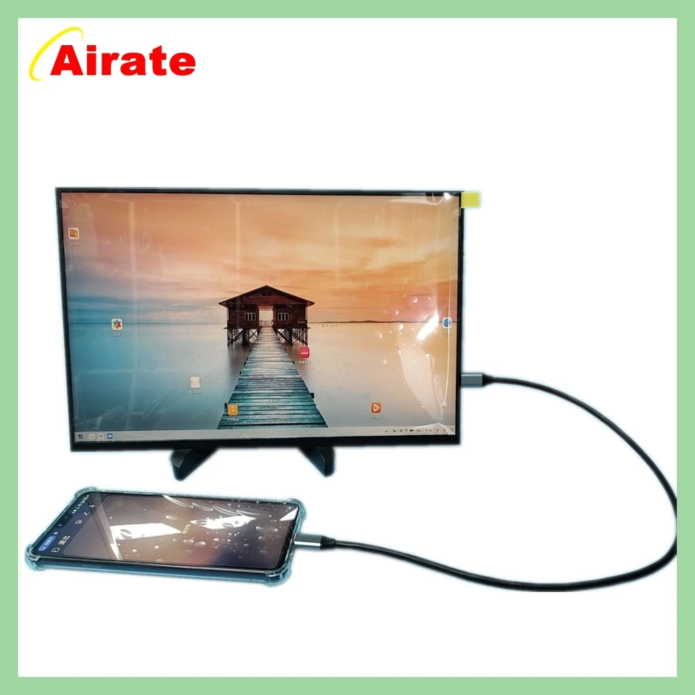 Monitor IPS portabel 14 inci, layar 1080 P 1920*1080 Panel Game USBC HDMI cocok untuk ponsel pintar Laptop Switch PS4 XBOX