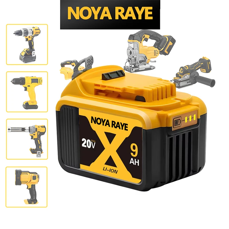 20 V Ersatz für 20 V 5/6/9 Ah Lithium-Batterien, kompatibel mit DCB208 DCB206 DCB204 DCB203 DCB180 für Dewalt Akku-Werkzeuge