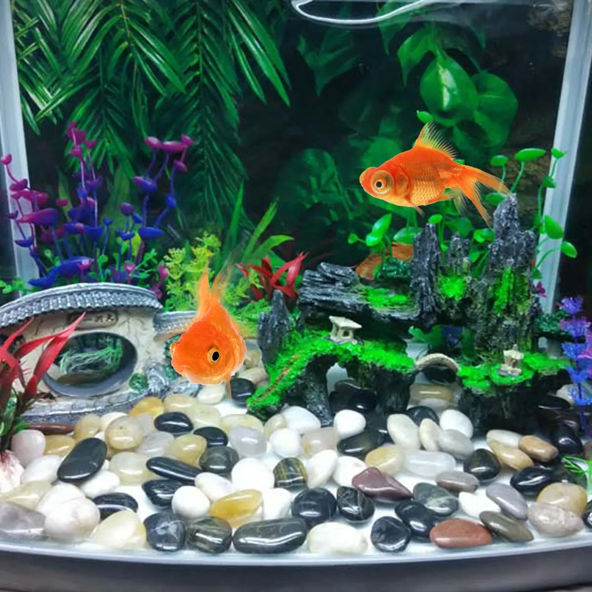 

Resin Aquarium Artificial Rockery Decorative Landscape Accessories Fish Tank Ornament Scenery Aquarium Ornament