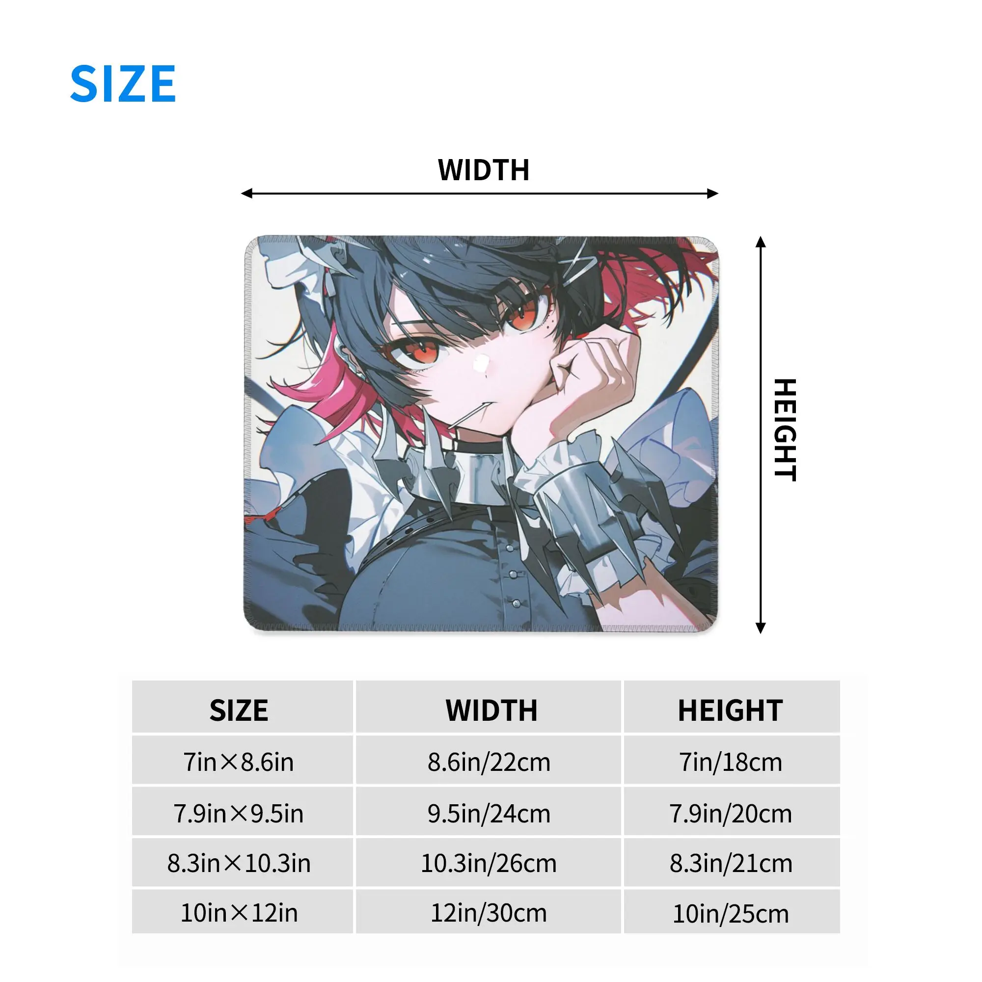 Game Zenless Zone Zero Ellen Joe Mouse Pad Computer Keyboard Mouse Mat Gamer PC Laptop Desk Mat Office Accessories Table Mats