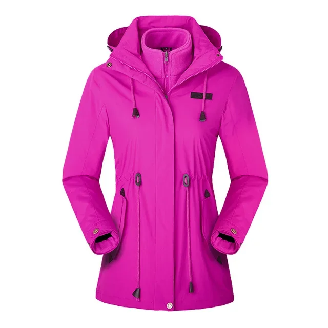 

Women Winter Jackets Skiing Waterproof Fishing Outdoor Fleece Thermal Trekking Hiking Camping Climbing Coat