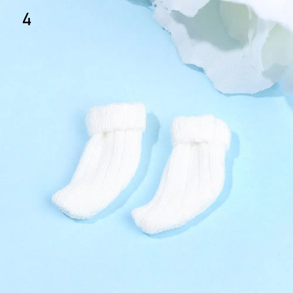 

1 Pair Fashion DIY Dollhouse Decoration Toys Christmas Gift Doll's Clothes Accessories Doll Stockings Lace Socks