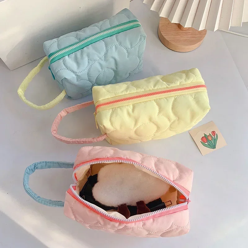 Cotton Baby Diaper Bag Maternity Nappy Caddy Organizer Mommy Sanitary Pad Pouch Napkin Hygiene Kit Cosmetic Makeup Storage Bag