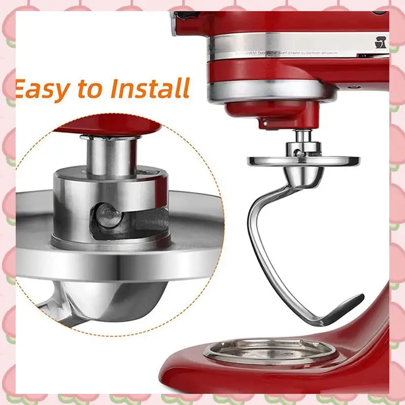 

N18R 2X насадка-крючок для теста из нержавеющей стали для миксера Kitchenaid на 4,5-5 литров с наклонной головкой, запасные части, крючки для хлеба