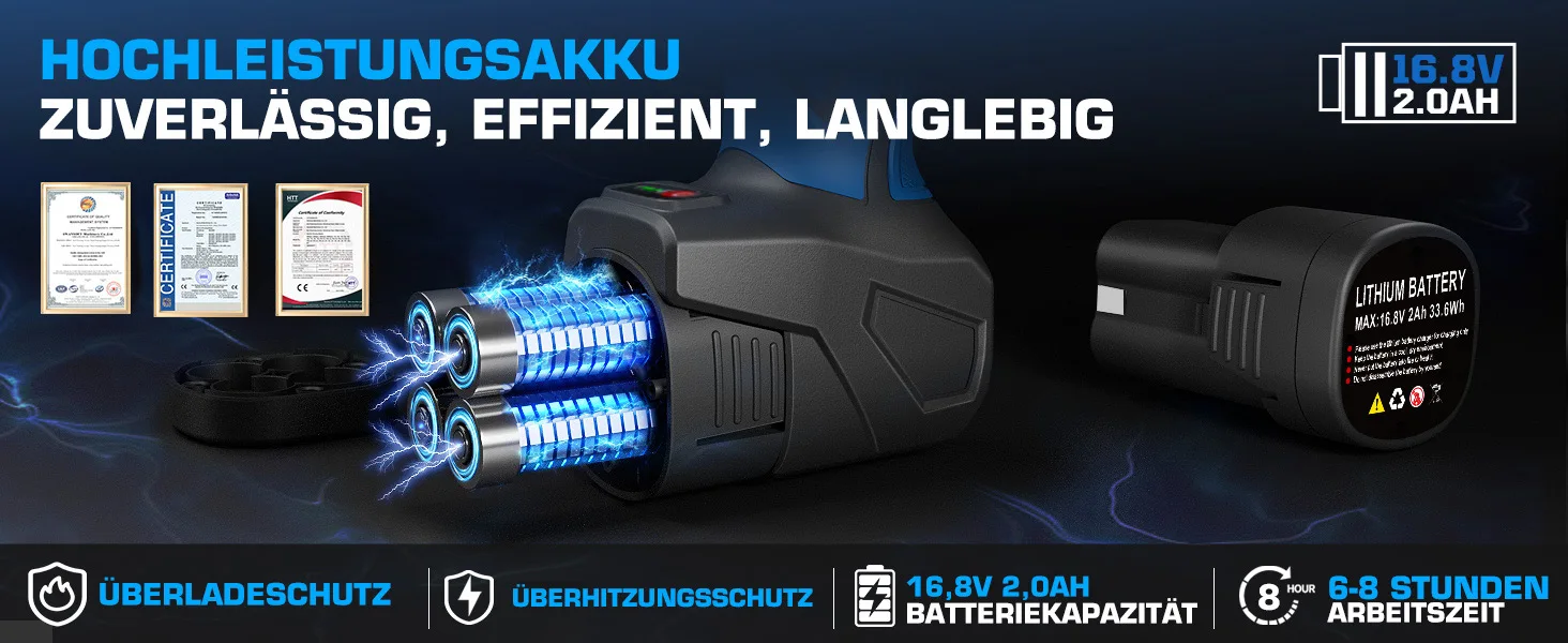 SWANSOFT 28mm PRU28SE Elektrische Kabellose Astschere Progressiver Schneidapparat 850W Bürstenlos 16,8V Akku-Betriebene Gartenschere – Detail 6