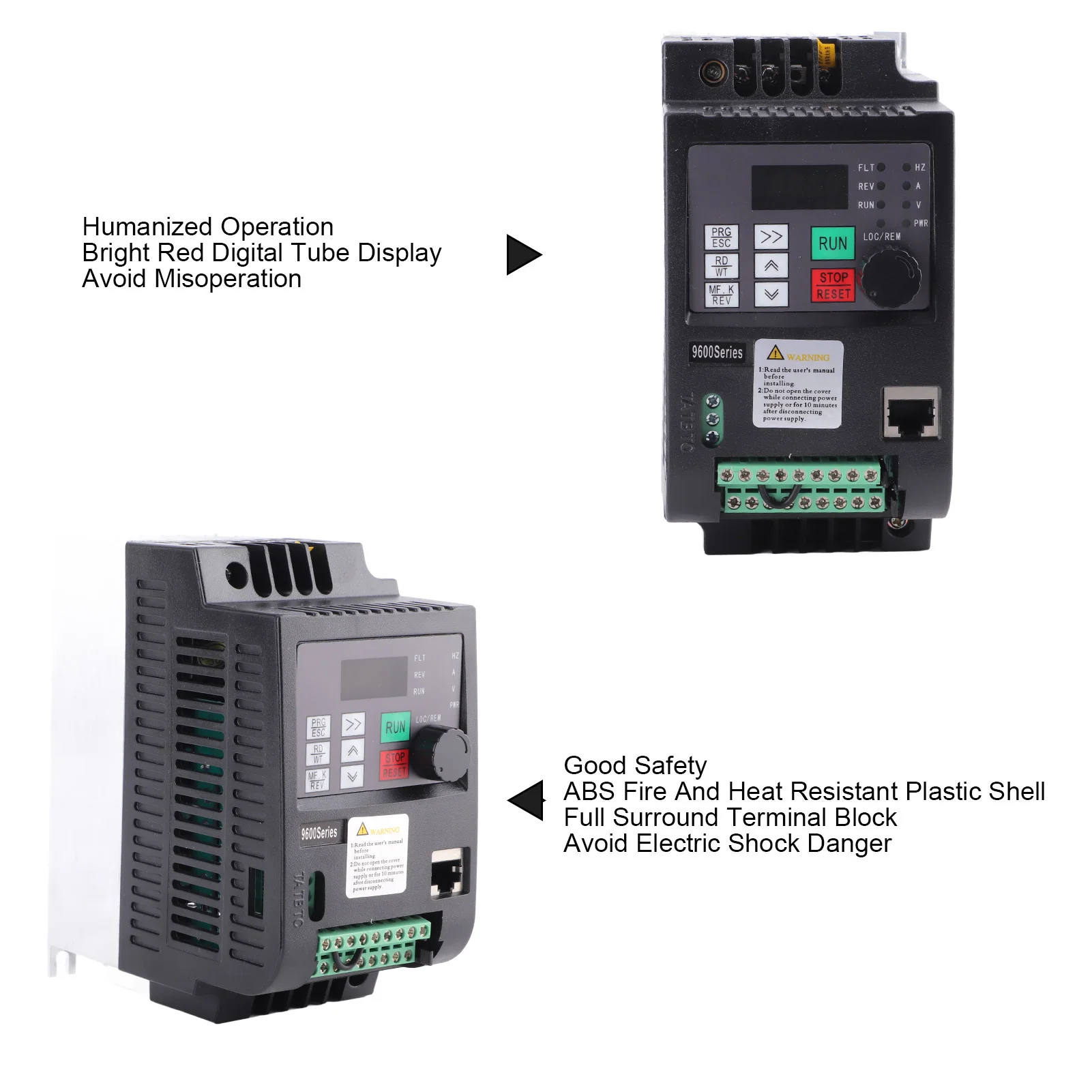 NFLIXIN Variable Frequency Inverter Solar Photovoltaic Pump Drive Converter DC200‑400V Input Variable Frequency Inverter