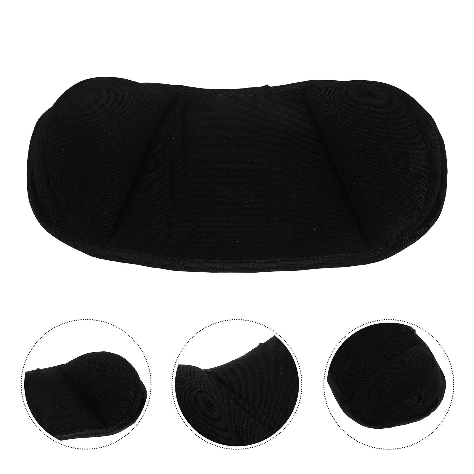 

Baby Head Rest Pillow Stroller Black Infant Neck Support Cushion Toddler Travel Head Pillow Infant Stroller Insert Accessory