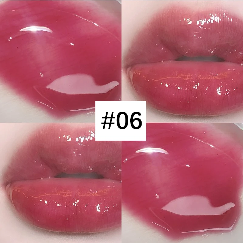 Lip gloss Shiny Crystal Mirror lip oil tint Korean Female Plumping Deep Moisturizing Liquid Lip Balm Lipstick Makeup