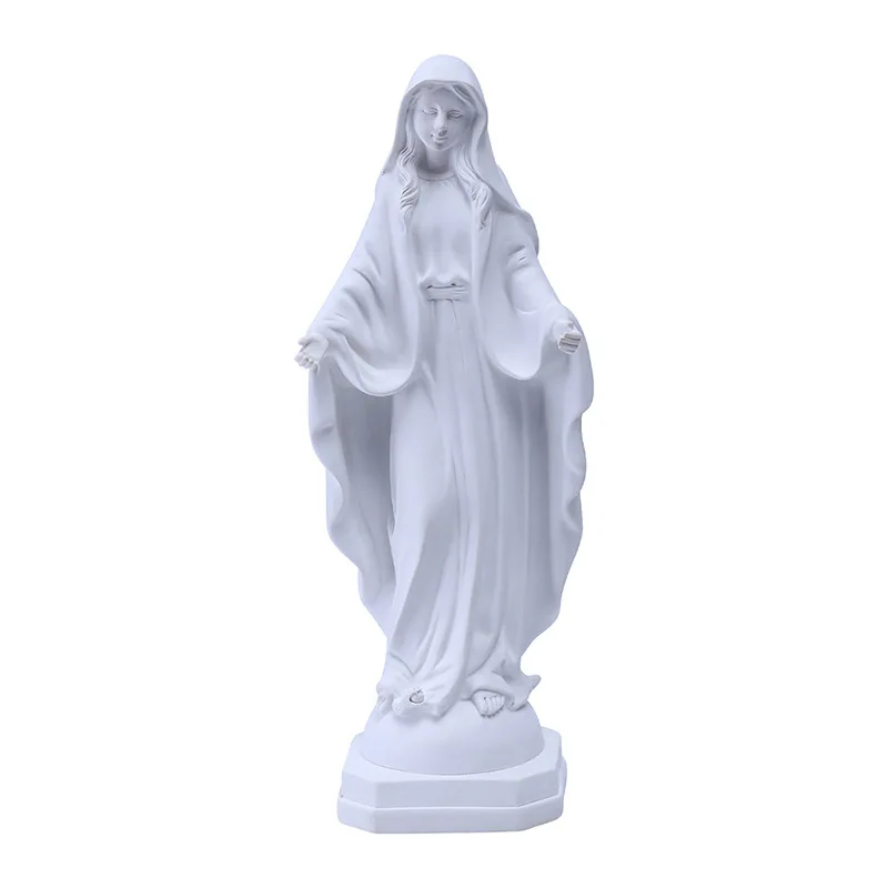 

30CM High Classical Pure White Spreading Character Ornament Mother's Day Decorative Gifts Resin Crafts