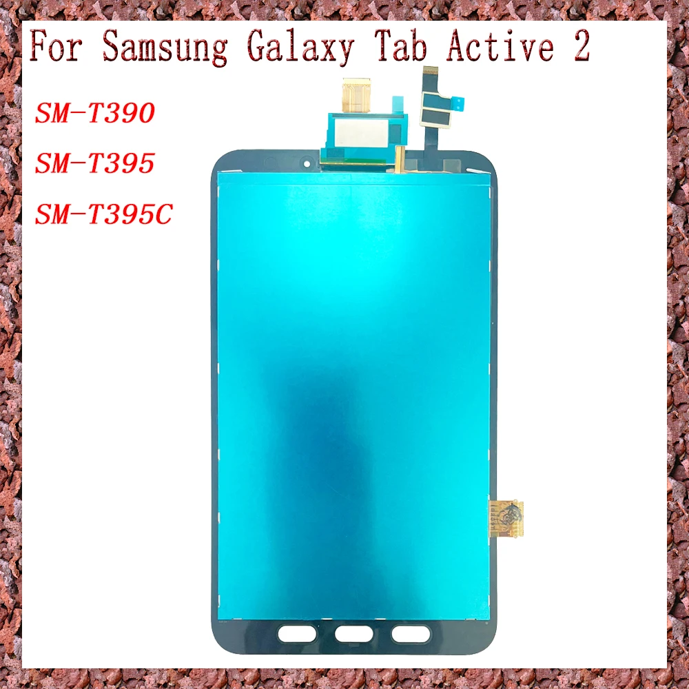 

AAA для Samsung Galaxy Tab Active 2 SM-T390 T390 T395 SM-T395 SM-T395C ЖК-дисплей, дигитайзер сенсорного экрана, стекло в сборе, ремонт
