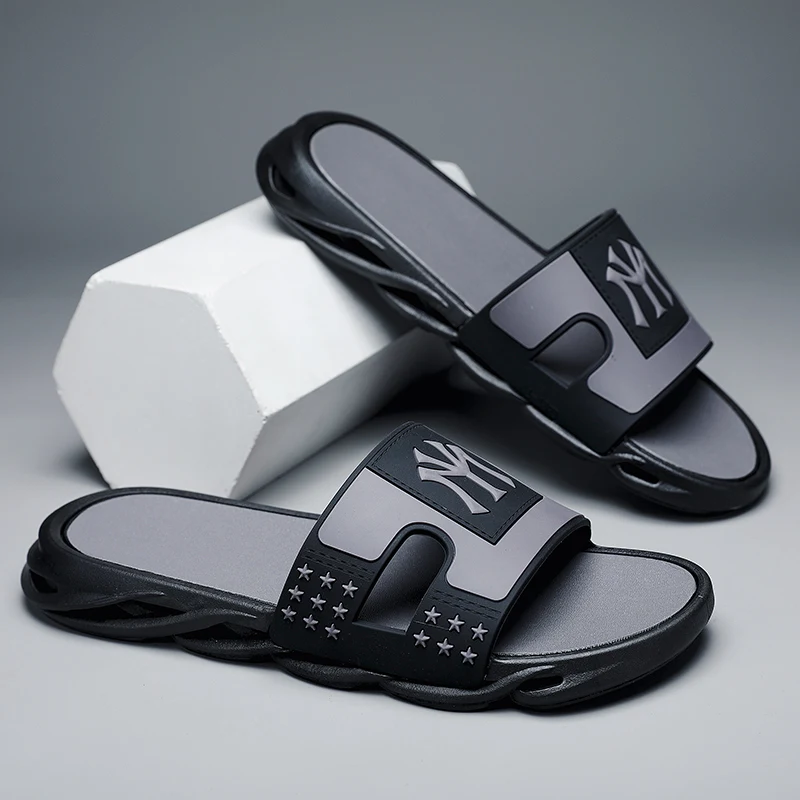 여름 샌들 슬리퍼 남성용 비치 아웃도어 논슬립 패션 플립플롭 브랜드 스포츠 스트리트웨어 캐주얼 신발 시아바테 우오모 트렌드