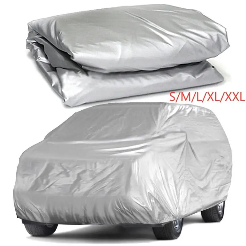 Car Cover Breathable Windproof Outdoor Full Car Cover Universal Fit Wagon