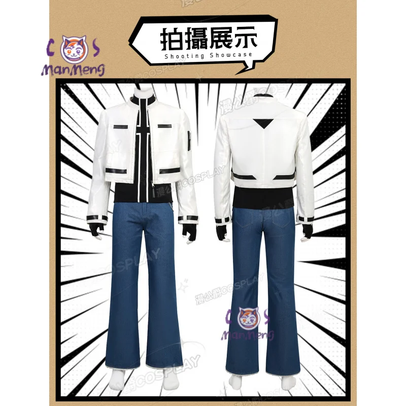 

Game King of Fighters 99 Kyo Kusanagi Cosplay Costume Leather jacket gloves pants accessories Christmas party Woman man uniform