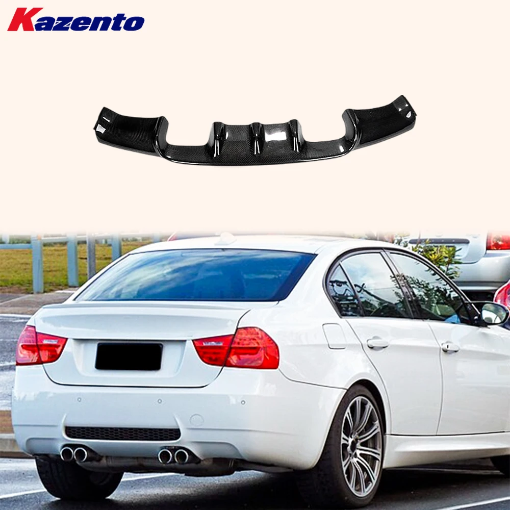 

For BMW 3 Series E90 2009-2012 Carbon Fiber ML Style Rear Bumper Diffuser Lip