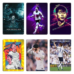 Heung Min Son 7 Tottenham Design Digital Drawing Metal Plaque Pub Wall Cave Funny Personalized Living Room Tin Sign Poster