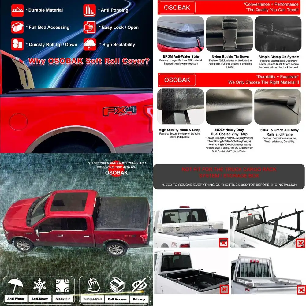 

Мягкий складной чехол для грузовой кровати длиной 6,4 фута, совместимый для 2000, 2001, 2002, 2003, 2004, 2005, 2006, виниловый чехол Tonneau Toyota Tundra | Фолтесид