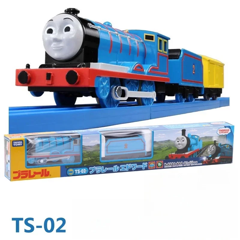 TAKARA TOMY mainan kereta listrik, hadiah liburan untuk anak laki-laki, mainan model kereta listrik TOMY simulates, Thomas Gordon Sey Sino