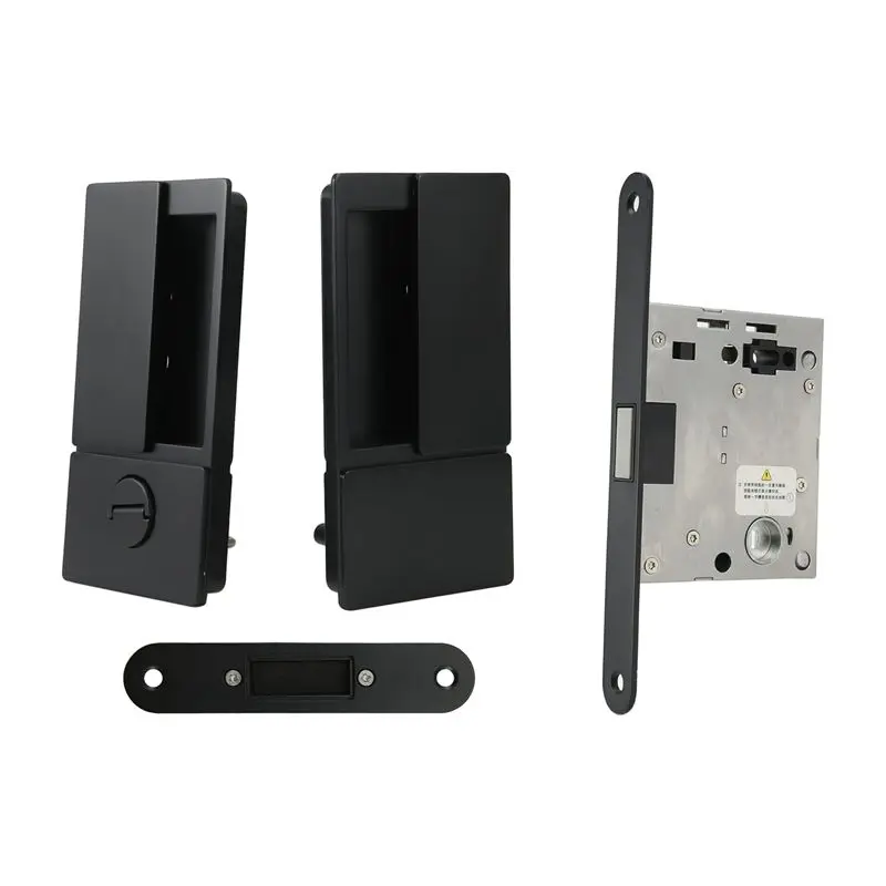 

B52C Ultra-Thin Door Lock Modern Design Silent Operation Invisible Solid Wood For Room Bedroom Push Bathroom Doors
