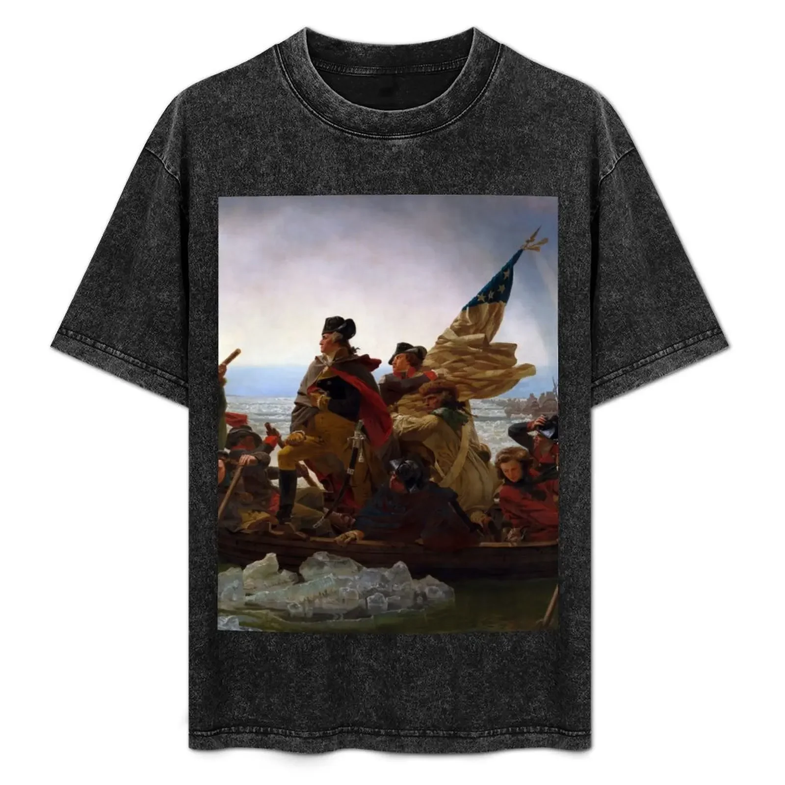 

USA: Emanuel Gottlieb Leutze - Washington Crossing The Delaware T-Shirt designer shirts mens funny t shirts