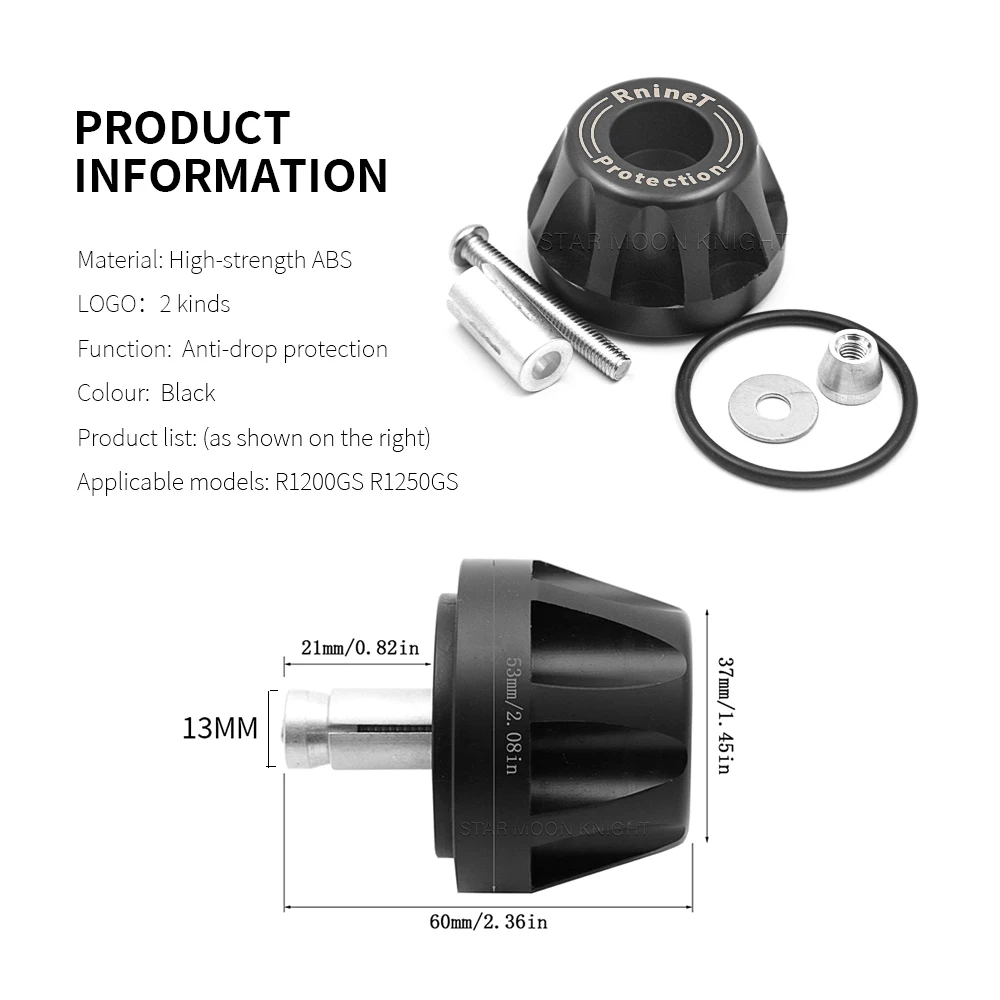 ل BMW R nineT RnineT K1300 K1200 R S GT HP2 دراجة نارية محرك النهائي الإسكان كاردان تحطم المنزلق حامي
