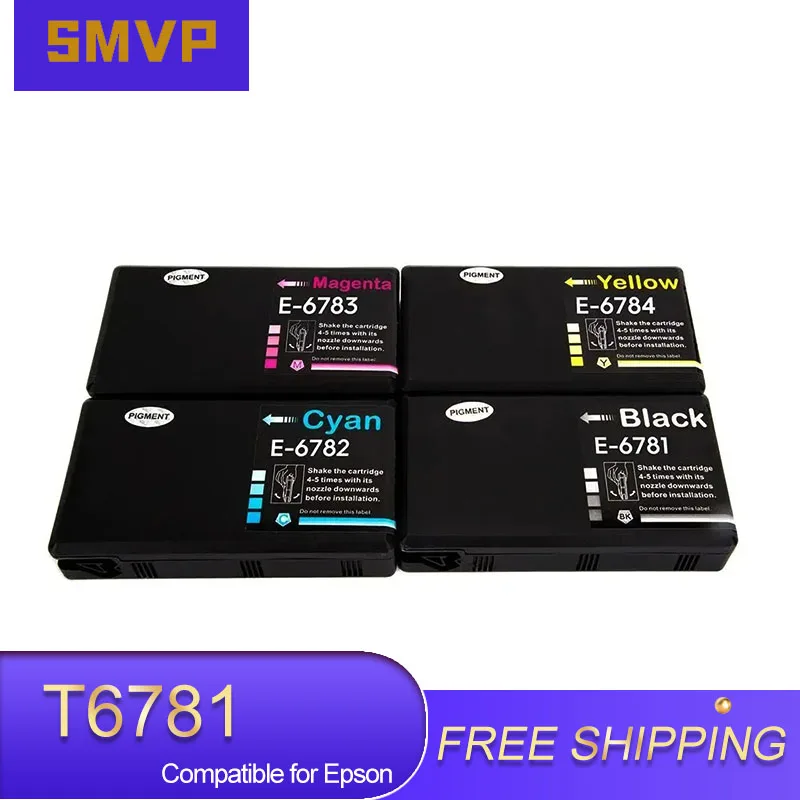 T678 T6781 T6782 T6761 T6761XL T677 T6771 Compatible Ink Cartridge for Epson WP-4011 WP-4091 Printer