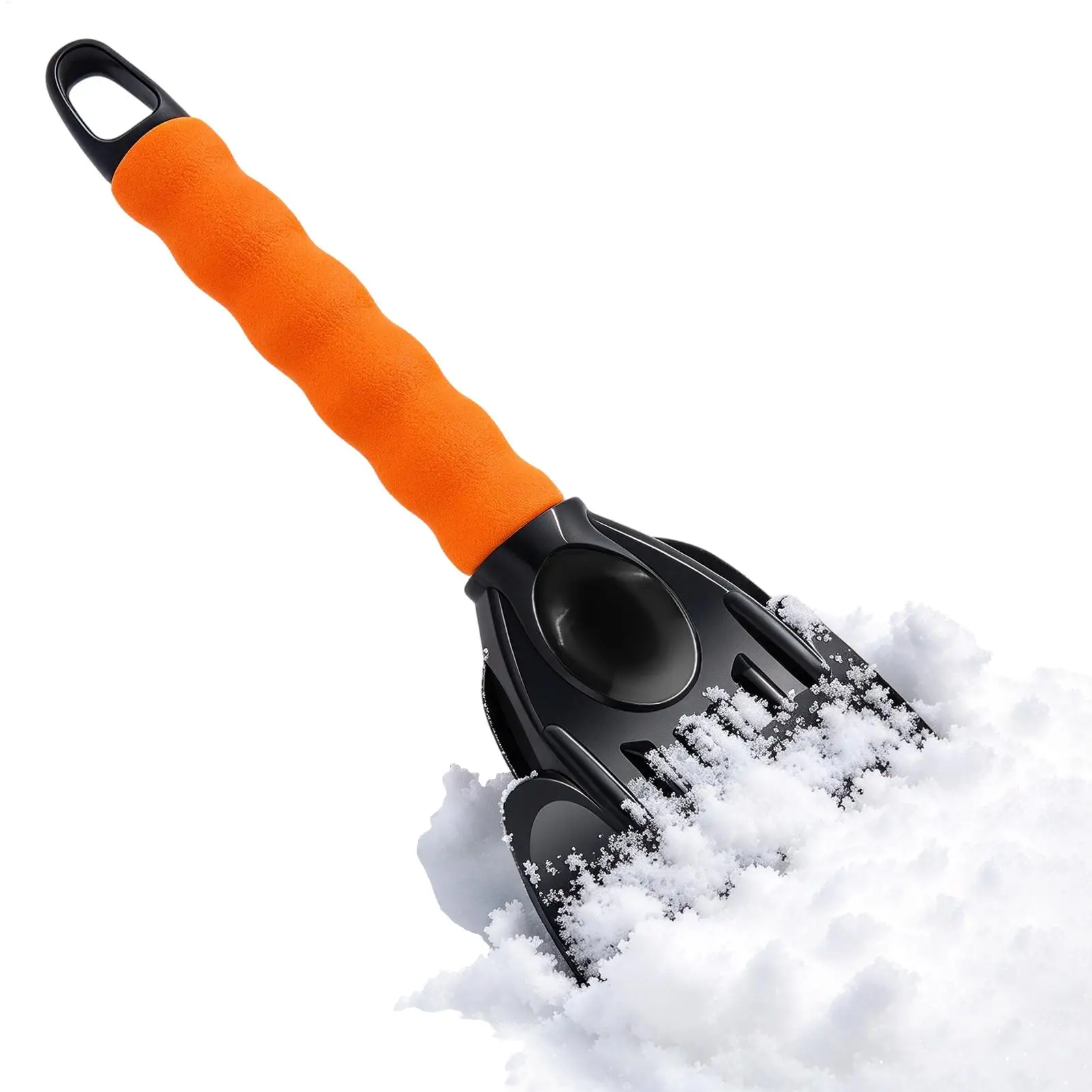 Snow Scraper For Car Handheld Auto Glass Frost Remover Tool Vehicle Snow Removal Tool For Drivers Campers Travelers Tailgating
