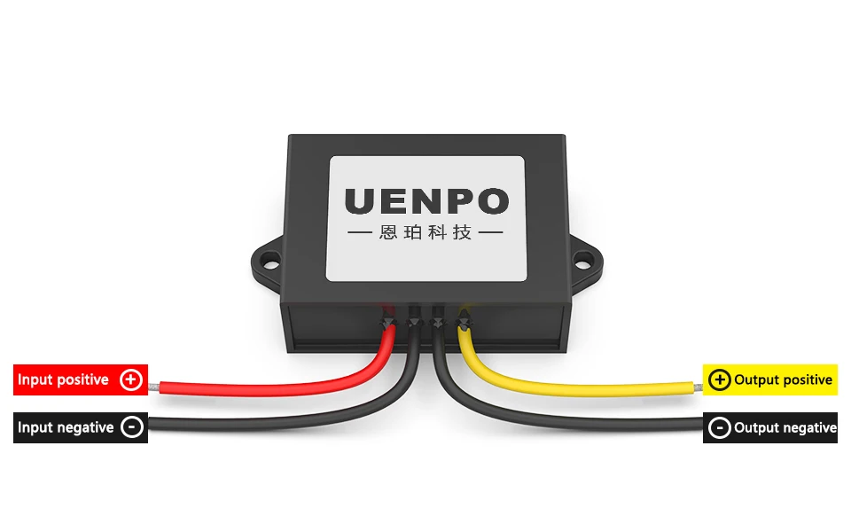 12V zu 24V 13,8V 15V 19V 28V Booster-Modul DC-Stromwandler Fahrzeug Wasserdichter Überwachungs-Audio-Transformator – Detail 3
