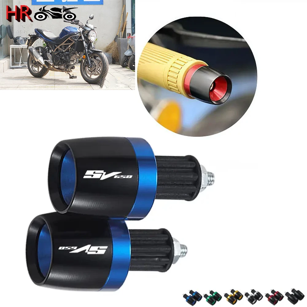 

Новые 2 шт. ручки для руля мотоцикла, наконечники, заглушка для Suzuki SV650 SV 650 SV650S SV 650S S 1999-2025, аксессуары
