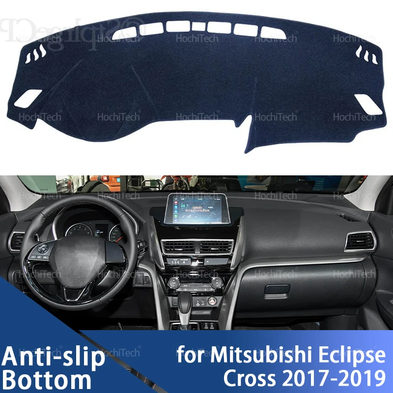 Car Dashboard Cover Avoid Light Pad Instrument Platform Cover Mat Carpet for Mitsubishi Eclipse Cross 2017 2018 2019 LHD